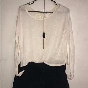 See Through Back Shirt